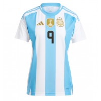Argentina Julian Alvarez #9 Hjemmedrakt Dame Copa America 2024 Kortermet